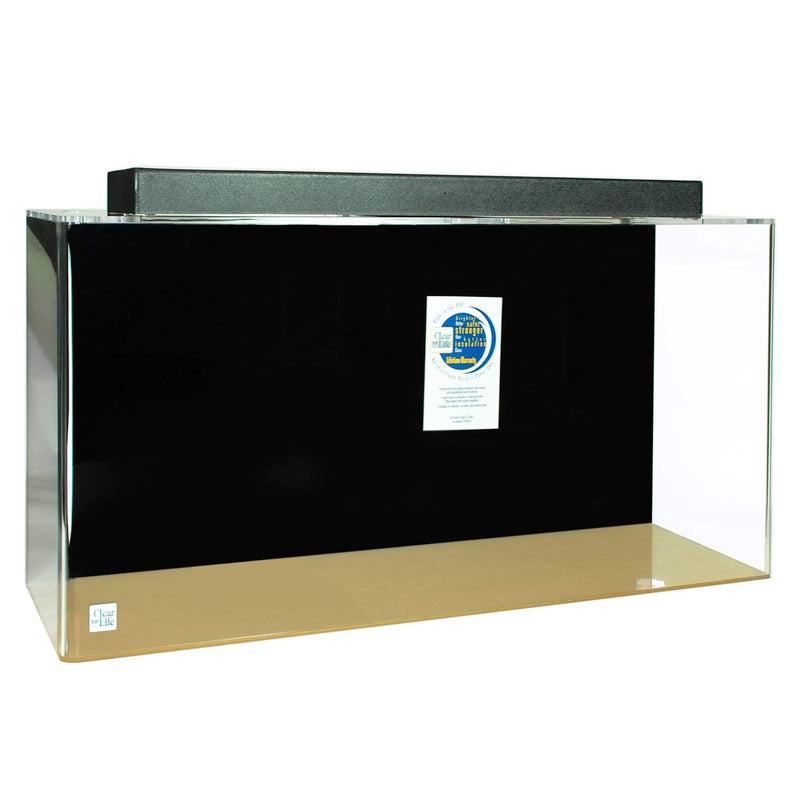 Clear for Life Rectangle 150 Gallon Acrylic Aquarium  - Fresh or Saltwater 72"L x 24"W x 20"H / Black