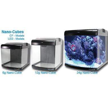 JBJ 24 Gallon LED Nano Cube - Fresh or Saltwater Glass Aquarium (MT-508-LED)