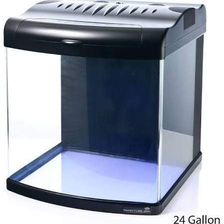 JBJ 24 Gallon LED Nano Cube - Fresh or Saltwater Glass Aquarium (MT-508-LED)