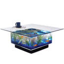 Midwest Tropical Aquarium Coffee Table - 25 Gallon Freshwater Acrylic (675)