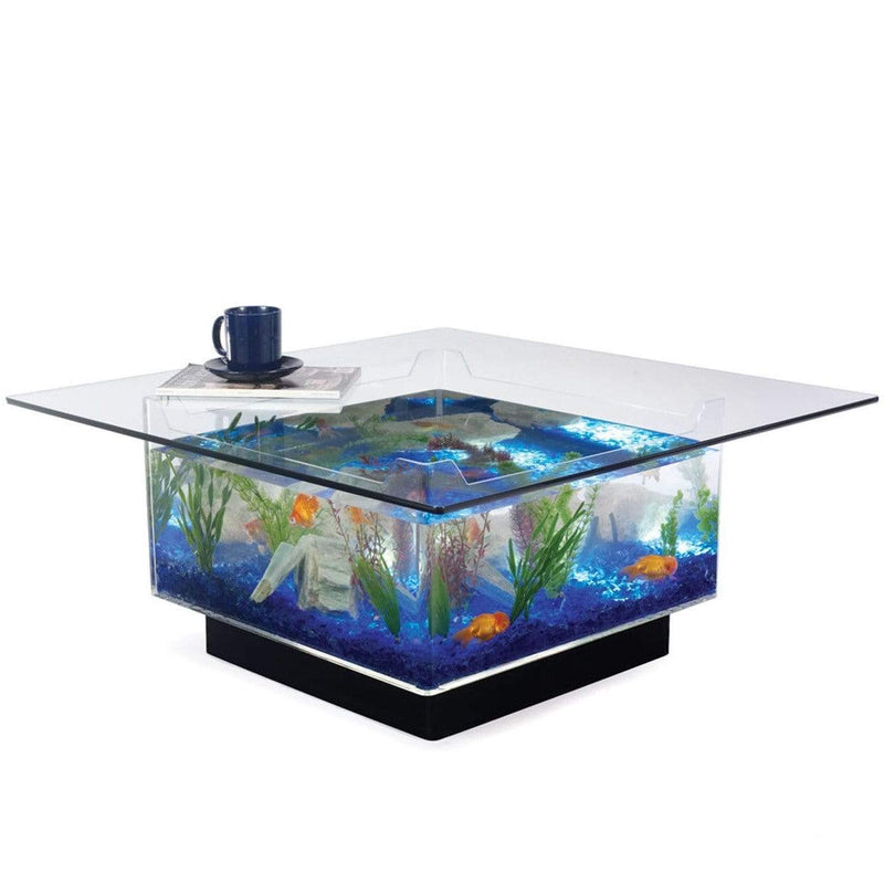 Midwest Tropical Aquarium Coffee Table - 25 Gallon Freshwater Acrylic (675)